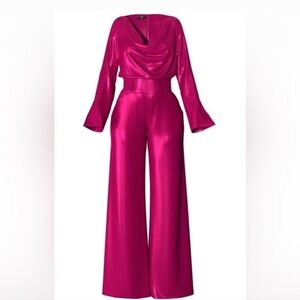 Hanifa Kris Jumpsuit Magenta Size MED